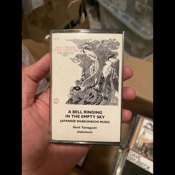 RARE! Goro Yamaguchi - A Bell Ringing In The Empty Sky Japanese Shakuhachi tape